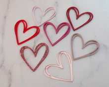 Load image into Gallery viewer, 7x Scribble Hearts Cupcake Toppers - Made in the UK with Love from House of Toot Sweet - Just £4! Shop now at House of Toot Sweet