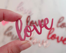 Load image into Gallery viewer, 8x Love Cupcake Toppers - Made in the UK with Love from House of Toot Sweet - Just £4! Shop now at House of Toot Sweet
