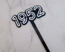 Load image into Gallery viewer, 4'' Neon lights 1952 Cake topper - Made in the UK with Love from House of Toot Sweet - Just £6! Shop now at House of Toot Sweet