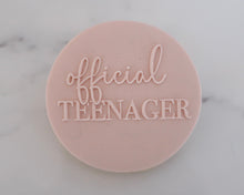 Load image into Gallery viewer, Official Teenager Fondant Cookie Embosser - Made in the UK with Love from House of Toot Sweet - Just £6.50! Shop now at House of Toot Sweet