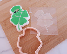 Load image into Gallery viewer, Shamrock with Hat Fondant Embosser / Cutter - Made in the UK with Love from House of Toot Sweet - Just £6.50! Shop now at House of Toot Sweet