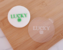 Load image into Gallery viewer, Lucky Clover Shamrock Fondant Cookie Embosser - Made in the UK with Love from House of Toot Sweet - Just £6.50! Shop now at House of Toot Sweet