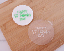 Load image into Gallery viewer, Happy St Patricks Day Fondant Cookie Embosser - Made in the UK with Love from House of Toot Sweet - Just £6.50! Shop now at House of Toot Sweet