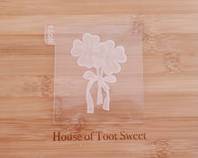 Load image into Gallery viewer, Double Shamrock with Bow Fondant Embosser / Cutter - Made in the UK with Love from House of Toot Sweet - Just £6.50! Shop now at House of Toot Sweet