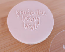 Load image into Gallery viewer, You're the Berry Best Fondant Embosser - Made in the UK with Love from House of Toot Sweet - Just £6.50! Shop now at House of Toot Sweet