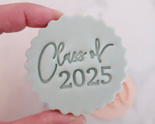 Load image into Gallery viewer, Class of 2025 Fondant Cookie Stamp - Made in the UK with Love from House of Toot Sweet - Just £5.50! Shop now at House of Toot Sweet