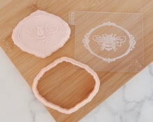 Load image into Gallery viewer, Bee Frame Fondant Embosser / Cutter - Made in the UK with Love from House of Toot Sweet - Just £6.50! Shop now at House of Toot Sweet
