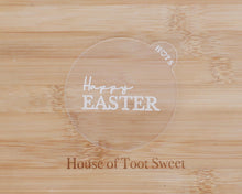 Load image into Gallery viewer, Happy Easter Font II Fondant Cookie Embosser - Made in the UK with Love from House of Toot Sweet - Just £6.50! Shop now at House of Toot Sweet