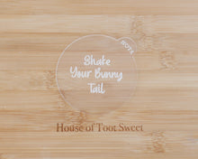 Load image into Gallery viewer, Shake Your Bunny Tail Fondant Cookie Embosser - Made in the UK with Love from House of Toot Sweet - Just £6.50! Shop now at House of Toot Sweet