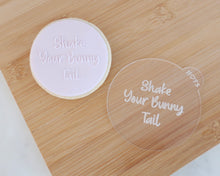Load image into Gallery viewer, Shake Your Bunny Tail Fondant Cookie Embosser - Made in the UK with Love from House of Toot Sweet - Just £6.50! Shop now at House of Toot Sweet