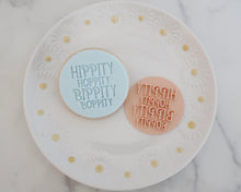 Load image into Gallery viewer, Hippity Hoppity Bippity Boppity Fondant Cookie Stamp - Made in the UK with Love from House of Toot Sweet - Just £5.50! Shop now at House of Toot Sweet