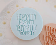 Load image into Gallery viewer, Hippity Hoppity Bippity Boppity Fondant Cookie Stamp - Made in the UK with Love from House of Toot Sweet - Just £5.50! Shop now at House of Toot Sweet