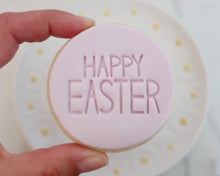 Load image into Gallery viewer, Happy Easter Caps Fondant Cookie Stamp - Made in the UK with Love from House of Toot Sweet - Just £5.50! Shop now at House of Toot Sweet