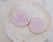 Load image into Gallery viewer, Happy Easter Caps Fondant Cookie Stamp - Made in the UK with Love from House of Toot Sweet - Just £5.50! Shop now at House of Toot Sweet