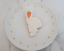 Load image into Gallery viewer, Bunny with Carrot Balloon Fondant Embosser and Cutter - Made in the UK with Love from House of Toot Sweet - Just £6.50! Shop now at House of Toot Sweet