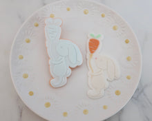 Load image into Gallery viewer, Bunny with Carrot Balloon Fondant Embosser and Cutter - Made in the UK with Love from House of Toot Sweet - Just £6.50! Shop now at House of Toot Sweet