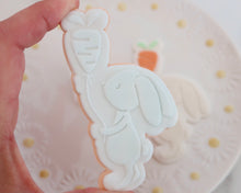Load image into Gallery viewer, Bunny with Carrot Balloon Fondant Embosser and Cutter - Made in the UK with Love from House of Toot Sweet - Just £6.50! Shop now at House of Toot Sweet