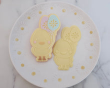 Load image into Gallery viewer, Chick with Easter Egg Balloons Fondant Embosser and Cutter - Made in the UK with Love from House of Toot Sweet - Just £6.50! Shop now at House of Toot Sweet
