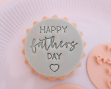 Load image into Gallery viewer, Mini Happy Fathers Day Fondant Cookie Stamp - Made in the UK with Love from House of Toot Sweet - Just £5! Shop now at House of Toot Sweet
