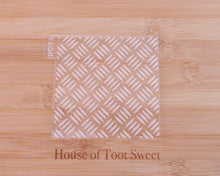 Load image into Gallery viewer, Checker Plate Texture Fondant Cookie Embosser - Made in the UK with Love from House of Toot Sweet - Just £7! Shop now at House of Toot Sweet