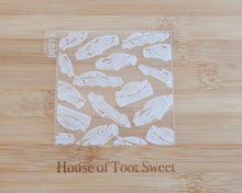 Load image into Gallery viewer, Super Cars Texture Fondant Cookie Embosser - Made in the UK with Love from House of Toot Sweet - Just £7! Shop now at House of Toot Sweet
