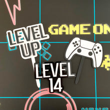 Load image into Gallery viewer, Playstation Inspired Cake Topper & Charm