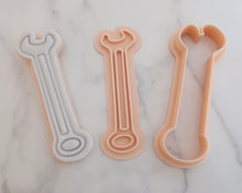 Load image into Gallery viewer, Construction Wrench Fondant Cookie Stamp / Cutter - Made in the UK with Love from House of Toot Sweet - Just £6.50! Shop now at House of Toot Sweet