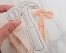 Load image into Gallery viewer, Construction Hammer Fondant Cookie Stamp / Cutter - Made in the UK with Love from House of Toot Sweet - Just £6.50! Shop now at House of Toot Sweet