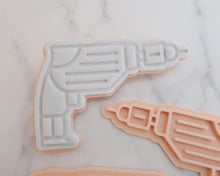 Load image into Gallery viewer, Construction Drill Fondant Cookie Stamp / Cutter - Made in the UK with Love from House of Toot Sweet - Just £6.50! Shop now at House of Toot Sweet