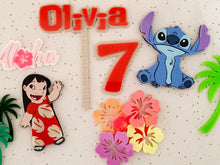 Load image into Gallery viewer, Lilo & Stitch Acrylic Cake Charms