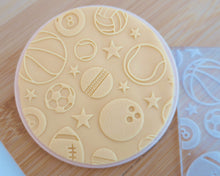 Load image into Gallery viewer, Football Mad Pizza Platter Fondant Cookie Embosser / Cutter - Made in the UK with Love from House of Toot Sweet - Just £5.50! Shop now at House of Toot Sweet