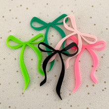 Load image into Gallery viewer, Coquette Bows Acrylic Cake Charms