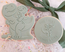 Load image into Gallery viewer, Dinosaur Dad and Child Fondant Cookie Embosser / Cutter - Made in the UK with Love from House of Toot Sweet - Just £6.50! Shop now at House of Toot Sweet