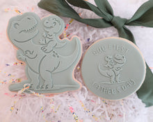 Load image into Gallery viewer, First Fathers Day Dinosaur Fondant Cookie Embosser - Made in the UK with Love from House of Toot Sweet - Just £6.50! Shop now at House of Toot Sweet