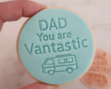 Load image into Gallery viewer, Dad You Are Van tastic Fondant Cookie Stamp - Made in the UK with Love from House of Toot Sweet - Just £5! Shop now at House of Toot Sweet