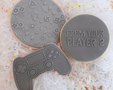 Load image into Gallery viewer, Computer Game Controller Fondant Cookie Embosser / Cutter