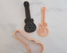 Load image into Gallery viewer, Electric Guitar Fondant Cookie Stamp / Cutter - Made in the UK with Love from House of Toot Sweet - Just £6.50! Shop now at House of Toot Sweet