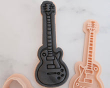 Load image into Gallery viewer, Electric Guitar Fondant Cookie Stamp / Cutter - Made in the UK with Love from House of Toot Sweet - Just £6.50! Shop now at House of Toot Sweet