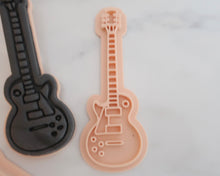 Load image into Gallery viewer, Electric Guitar Fondant Cookie Stamp / Cutter - Made in the UK with Love from House of Toot Sweet - Just £6.50! Shop now at House of Toot Sweet