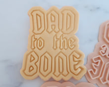 Load image into Gallery viewer, Dad To The Bone Fondant Cookie Stamp / Cutter - Made in the UK with Love from House of Toot Sweet - Just £6.50! Shop now at House of Toot Sweet