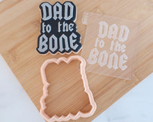 Load image into Gallery viewer, Dad To The Bone Fondant Cookie Embosser / Cutter - Made in the UK with Love from House of Toot Sweet - Just £6.50! Shop now at House of Toot Sweet