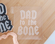 Load image into Gallery viewer, Dad To The Bone Fondant Cookie Embosser / Cutter - Made in the UK with Love from House of Toot Sweet - Just £6.50! Shop now at House of Toot Sweet