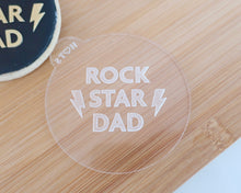 Load image into Gallery viewer, Rock Star Dad Fondant Cookie Embosser - Made in the UK with Love from House of Toot Sweet - Just £6.50! Shop now at House of Toot Sweet
