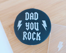 Load image into Gallery viewer, Dad You Rock Fondant Cookie Embosser - Made in the UK with Love from House of Toot Sweet - Just £6.50! Shop now at House of Toot Sweet