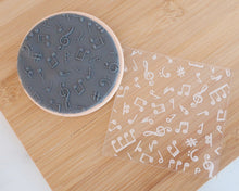 Load image into Gallery viewer, Musical Notes Texture Fondant Cookie Embosser - Made in the UK with Love from House of Toot Sweet - Just £7! Shop now at House of Toot Sweet