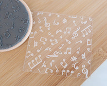 Load image into Gallery viewer, Musical Notes Texture Fondant Cookie Embosser - Made in the UK with Love from House of Toot Sweet - Just £7! Shop now at House of Toot Sweet