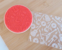 Load image into Gallery viewer, Guitar Texture Fondant Cookie Embosser - Made in the UK with Love from House of Toot Sweet - Just £7! Shop now at House of Toot Sweet