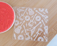 Load image into Gallery viewer, Guitar Texture Fondant Cookie Embosser - Made in the UK with Love from House of Toot Sweet - Just £7! Shop now at House of Toot Sweet