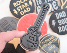 Load image into Gallery viewer, Electric Guitar Fondant Cookie Stamp / Cutter - Made in the UK with Love from House of Toot Sweet - Just £6.50! Shop now at House of Toot Sweet