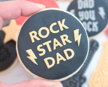 Load image into Gallery viewer, Rock Star Dad Fondant Cookie Embosser - Made in the UK with Love from House of Toot Sweet - Just £6.50! Shop now at House of Toot Sweet